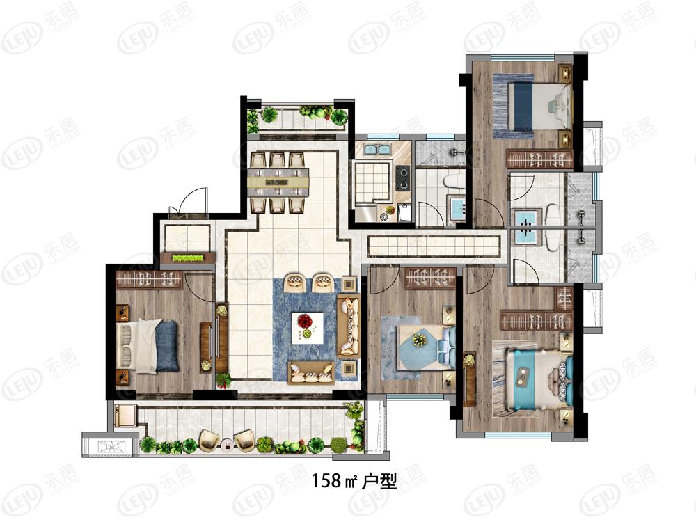 福清保利金香槟158平户型图