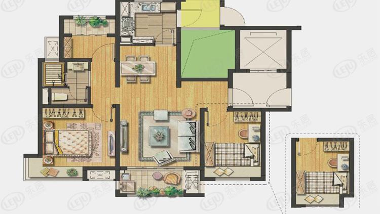 建发玖珑湾户型图