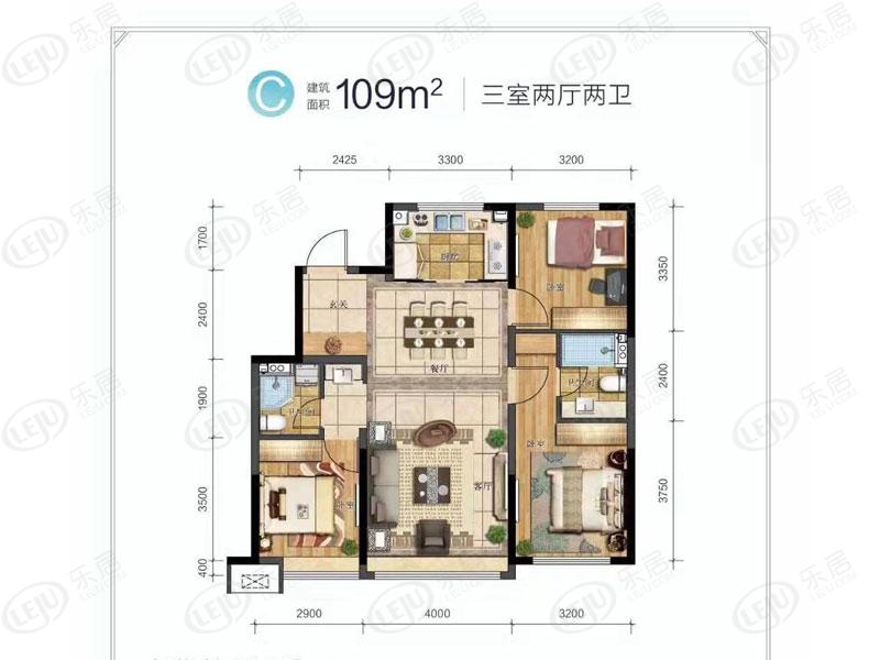 科海明珠·碧玺c户型户型图