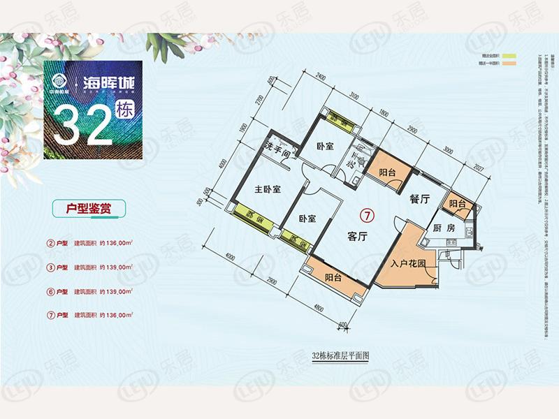 在售主力户型入户花园