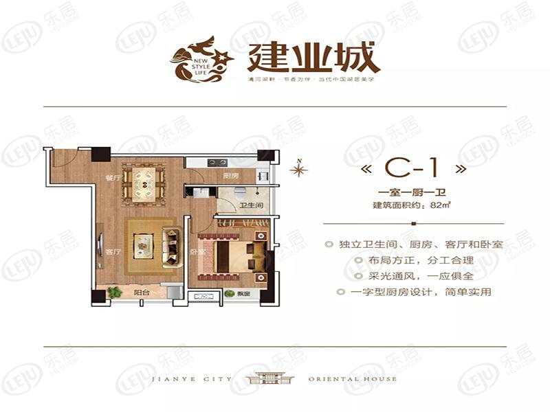 驻马店建业城c-1户型图