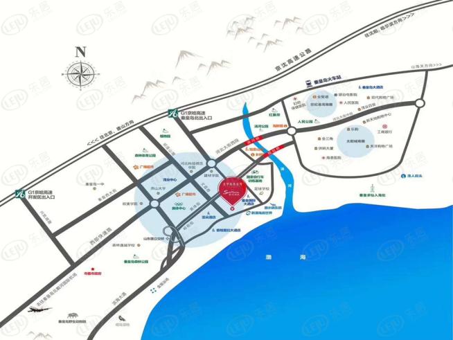 金梦海湾柒号香堤澜庭位置交通图