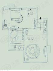 西子中心房型: 一房;  面积段: 46 －96 平方米;
户型图