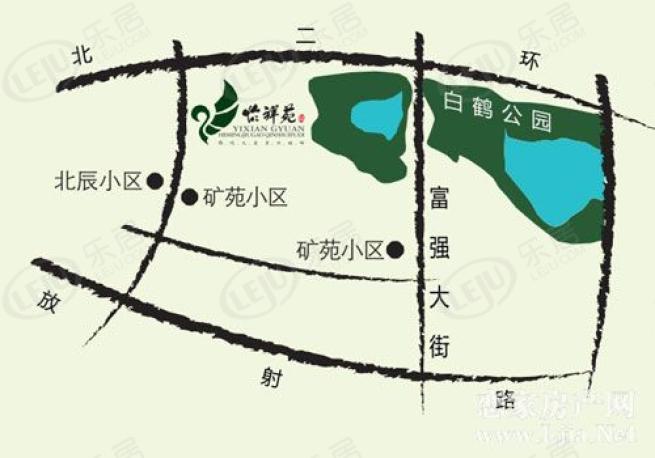 怡祥苑位置交通图