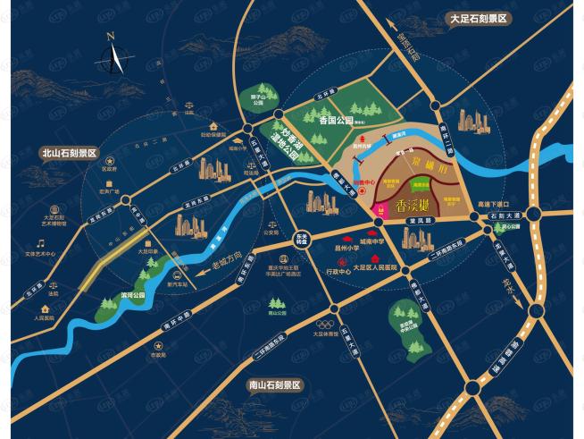 泽京香溪樾位置交通图