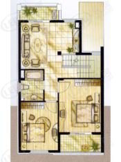 欧香名邸房型: 多联别墅;  面积段: 205 －205 平方米;
户型图