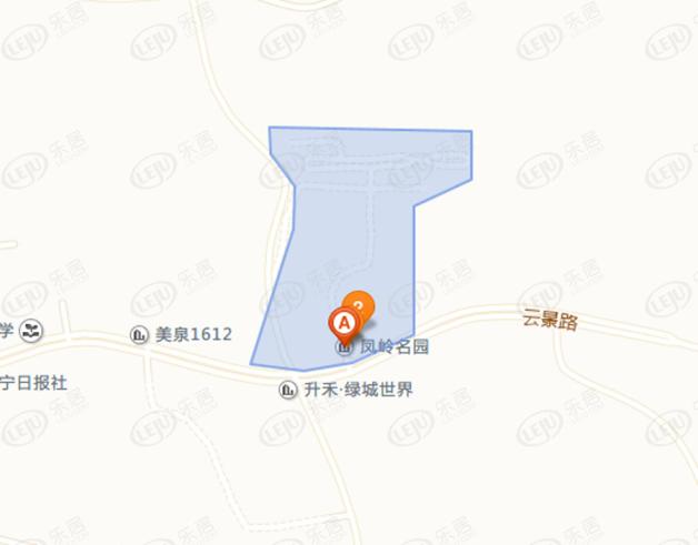 凤岭名园弥珍道位置交通图