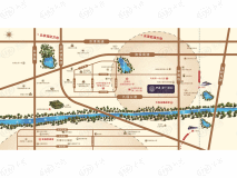 中梁津门首府位置交通图