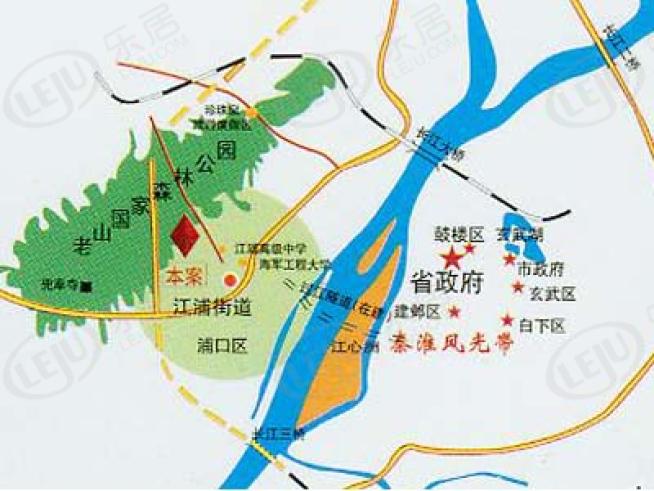 钱塘望景花园位置交通图