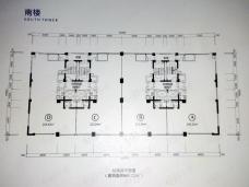 东煌江滨公馆南楼标准平面图886.02平米户型图