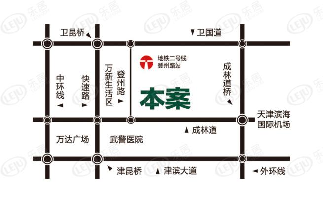 香邑国际位置交通图