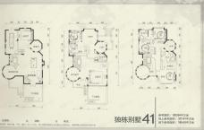 康桥别墅房型: 单栋别墅;  面积段: 400 －768.32 平方米;户型图