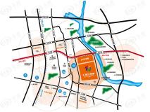 汇智五洲城位置交通图