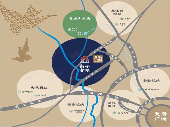 青城上院位置交通图