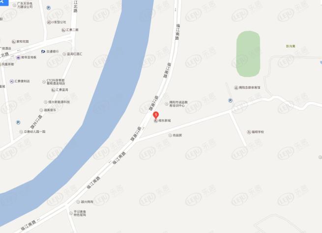 榕东新城位置交通图