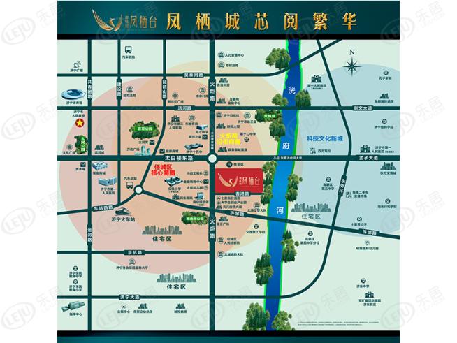 碧桂园·凤栖台位置交通图