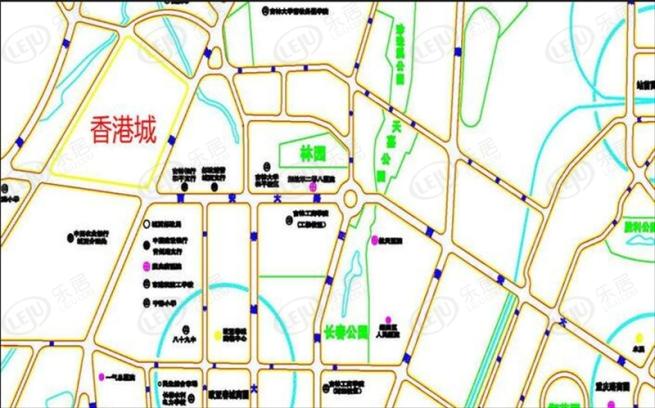 香港城位置交通图