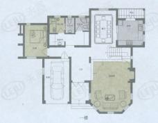阳光海岸房型: 单幢别墅;  面积段: 250 －311 平方米;户型图