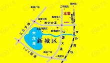 中国铁建未来城位置交通图
